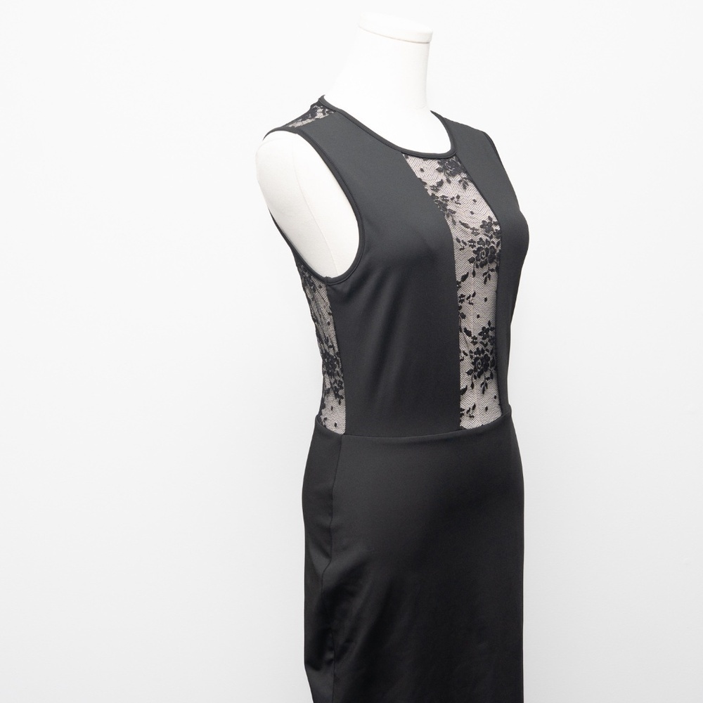 Bebe Sleeveless Lace Midi‎ Dress - Picture 4 of 10